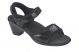 Orthofeet Camille Black Sandals 131