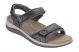 Orthofeet Malibu Black Sandals 961