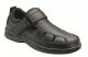 Orthofeet Melbourne Black Orthotic Sandal 571